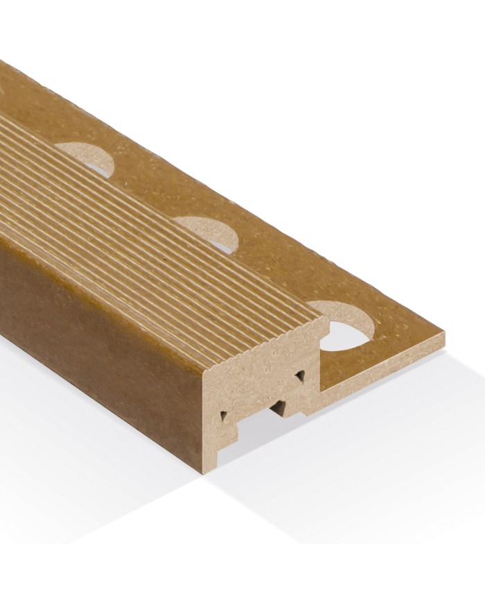 PELDAÑO RUSTICO P7 CHAMPAGNE 25 X 12 X 2
